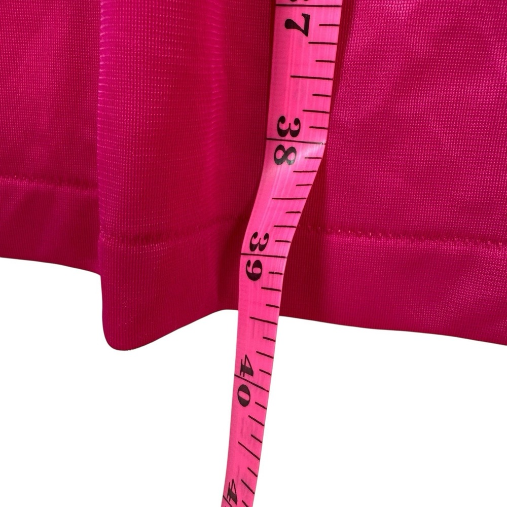 Vanity Fair Robe Womens‎ Size Large Dark Pink Nylon Made in USA Floral Motif - Picture 4 of 9